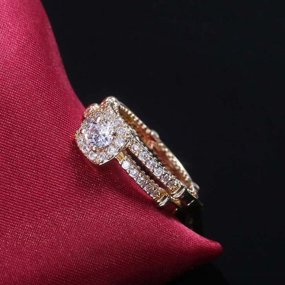 Grace Bridal Set - Solid Brass - AAA  Austrian CZ - Picture 8 of 8